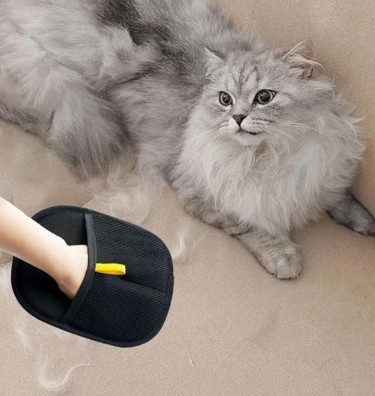 Sharattn™ 2-Pack Pet Grooming & Hair Removal Gloves – Gentle Massage & De-shedding Mitts for Cats & Dogs