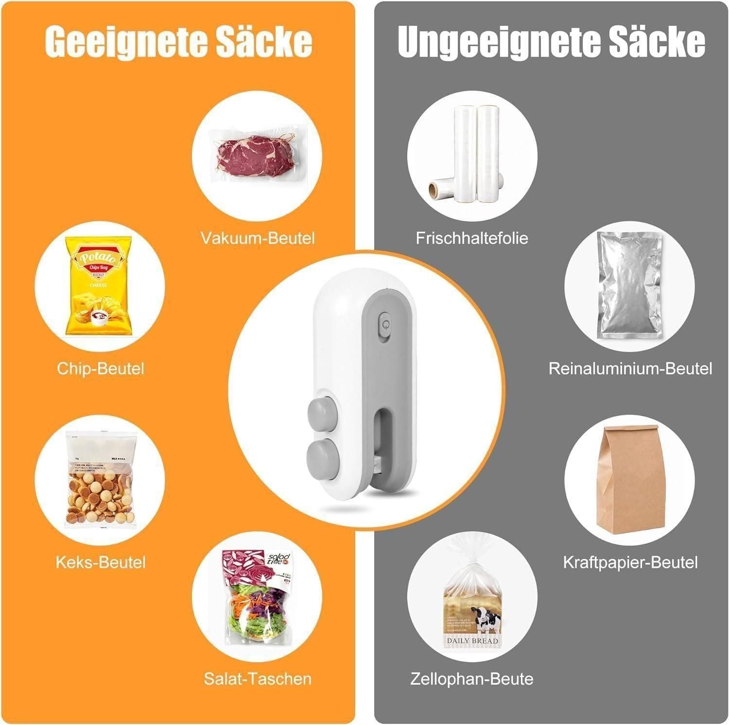 Portable mini sealing machine USB rechargeable magnetic bag sealer with cutter from Sharattn Kolkata India
