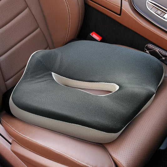 Ergonomic memory foam seat cushion CoccyxPlus orthopedic coccyx support cushion from Sharattn Kolkata India