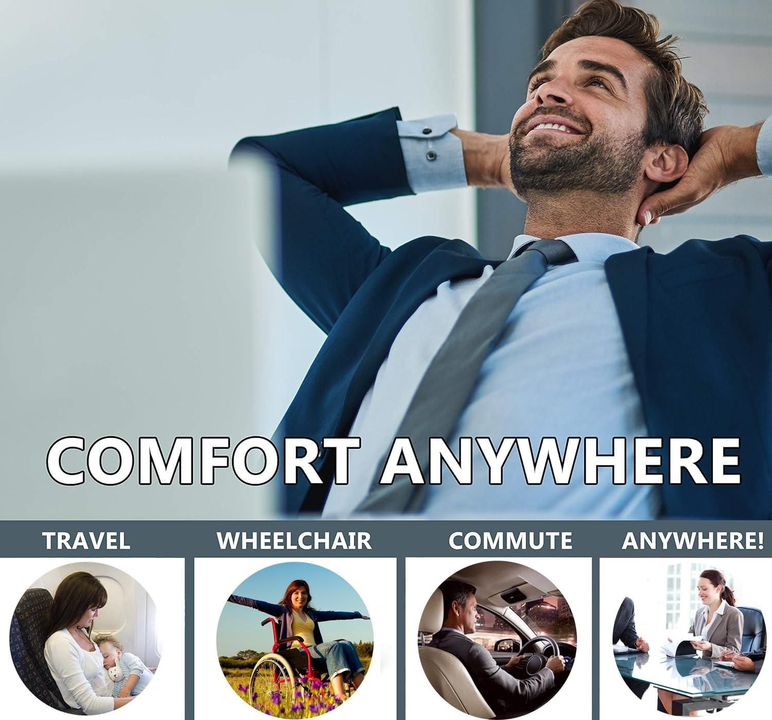 Ergonomic memory foam seat cushion Coccy x Plus orthopedic coccyx support cushion from Sharattn Kolkata India