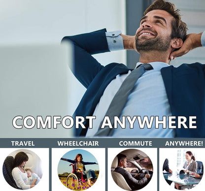 Ergonomic memory foam seat cushion Coccy x Plus orthopedic coccyx support cushion from Sharattn Kolkata India