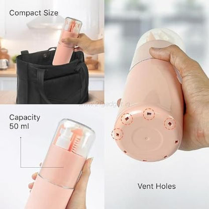 Pack smart with the Sharattn™ 6-in-1 Travel Kit. Holds toothbrush, toothpaste, shampoo, and towel in one compact cup. Leak-proof and portable.