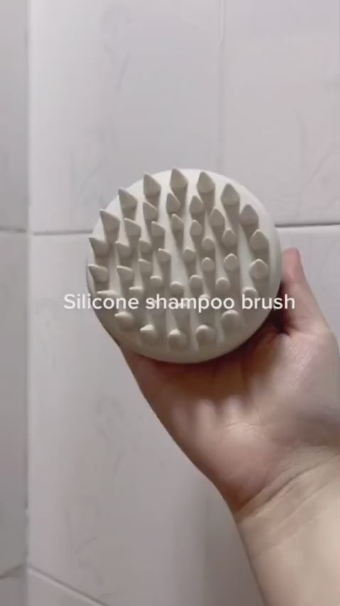 Sharattn silicone scalp massager for deep hair cleansing and head massage demonstration India